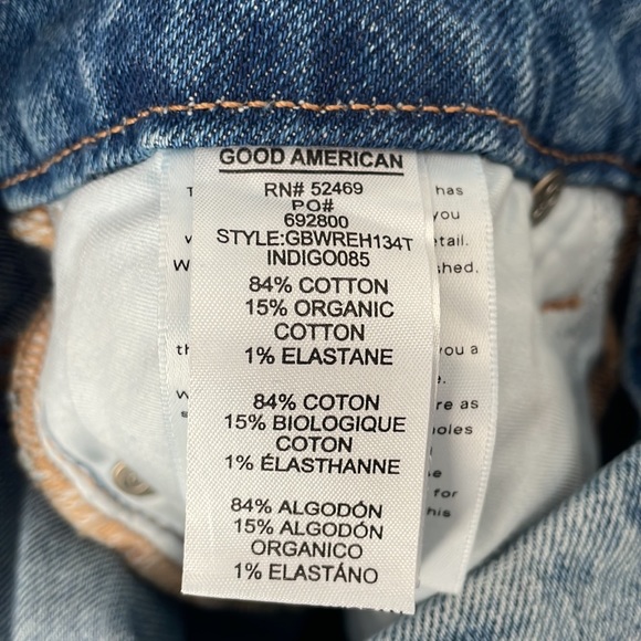 NWT Good American Good Boy Jeans Sz 4/27 - Picture 8 of 8